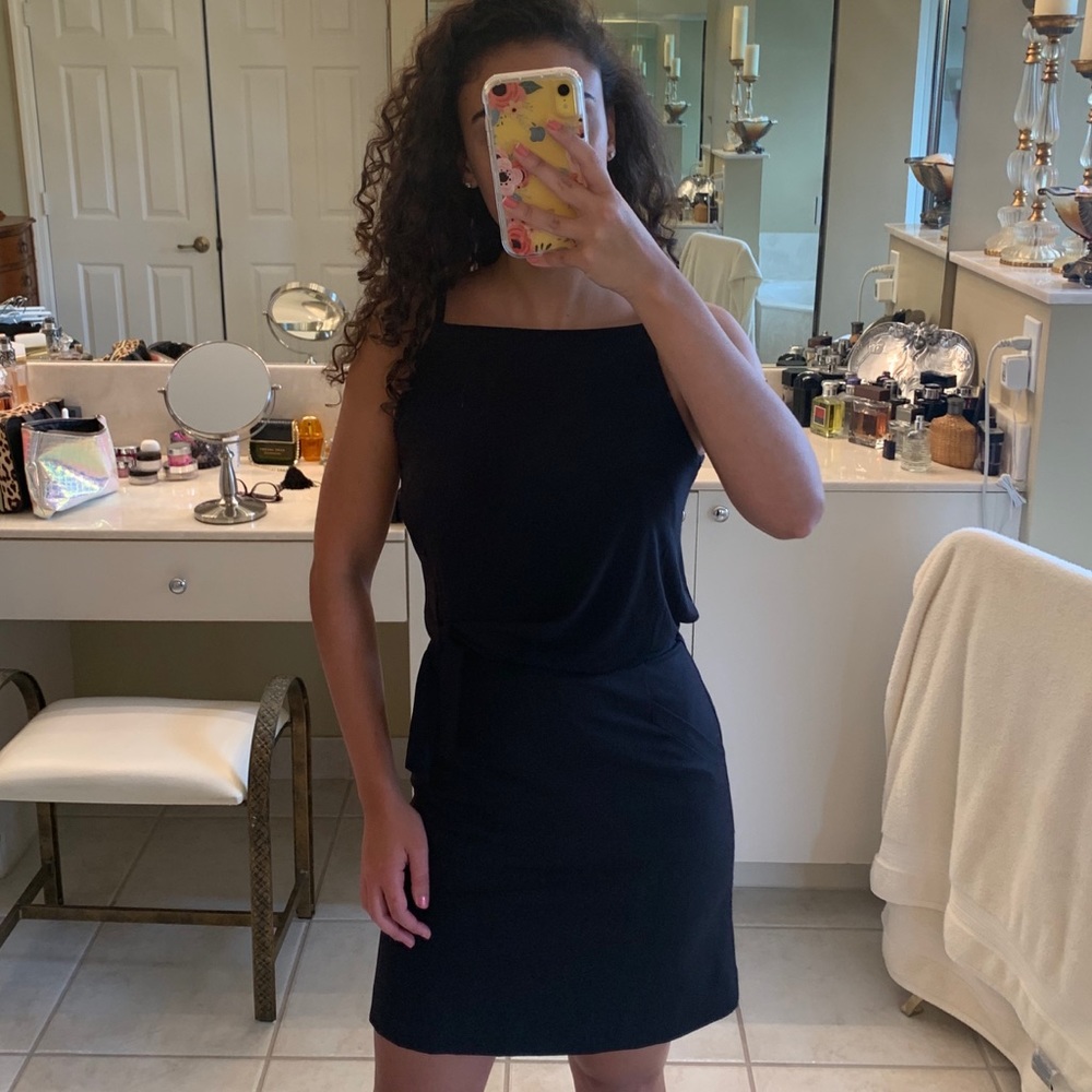 H&M A-Line Black Pencil Skirt